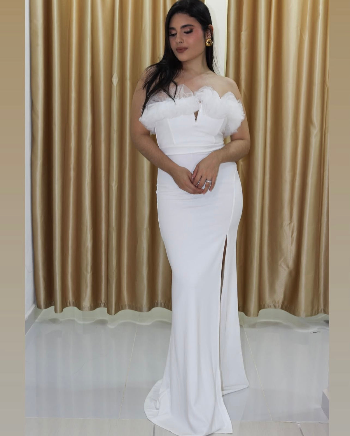 Vestido Furry top