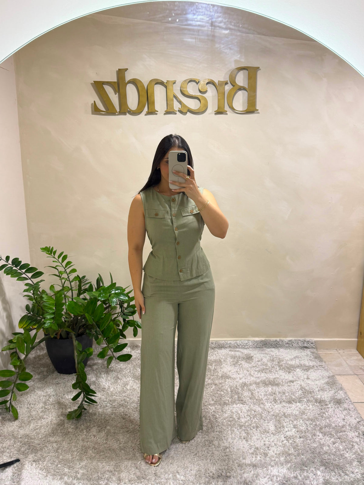 Vest Tie Jumpsuit