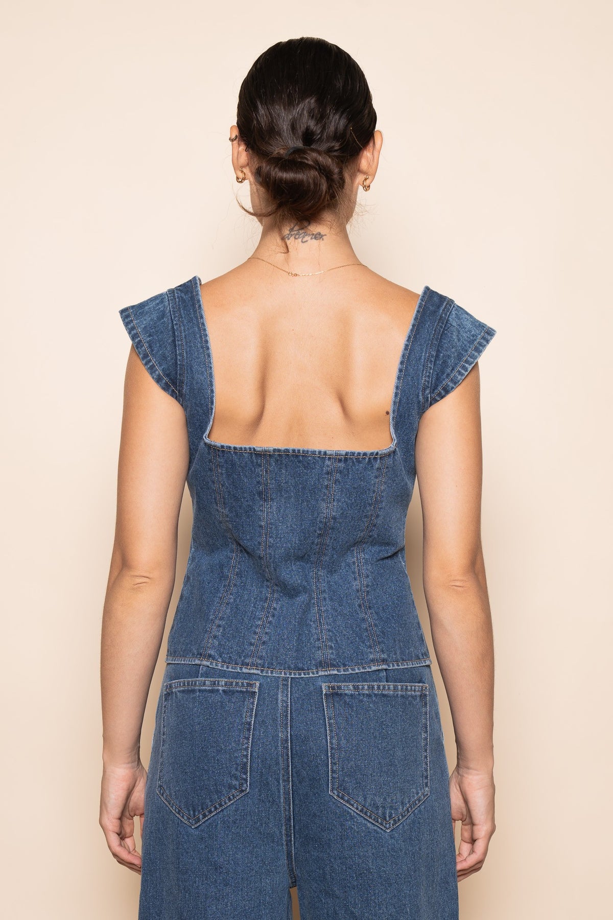 Loom Denim Top