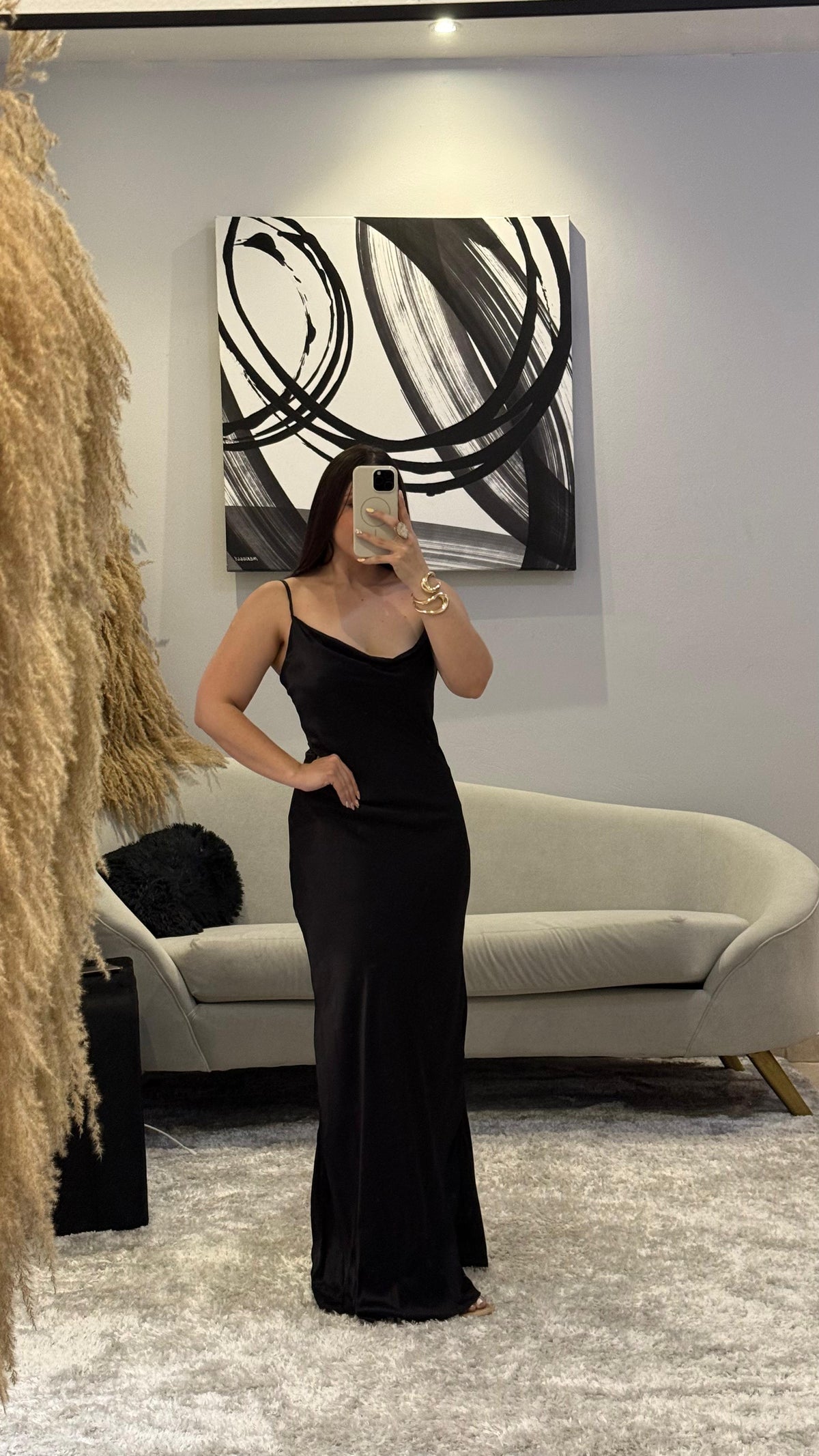 Maxi Satin Dress