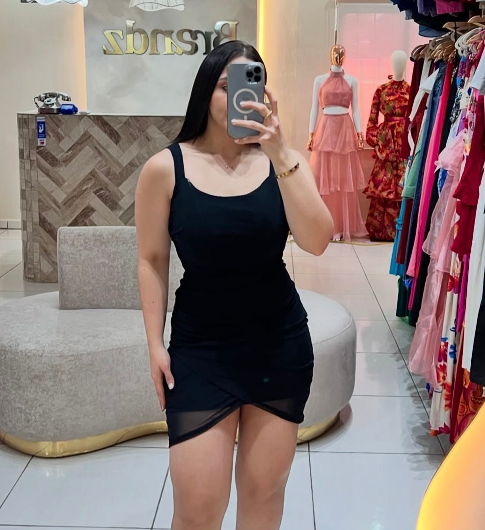 Vestido Corto Mesh