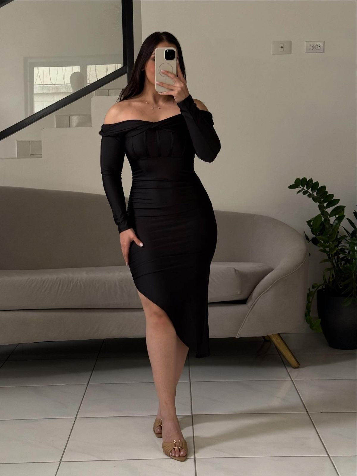 Wrap Midi Dress