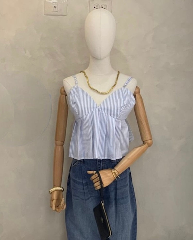 Blusa Woven Stripe