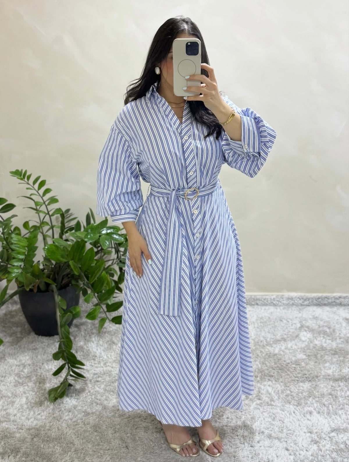 Sky Stripe Dress