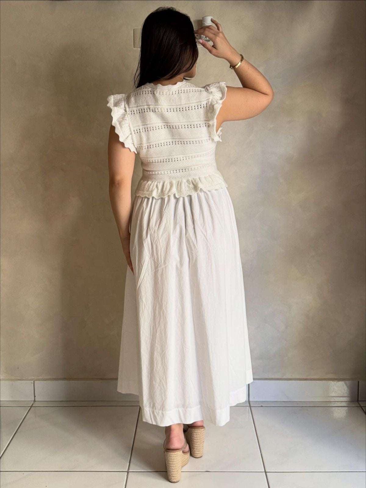 Knit Ruffle Dress