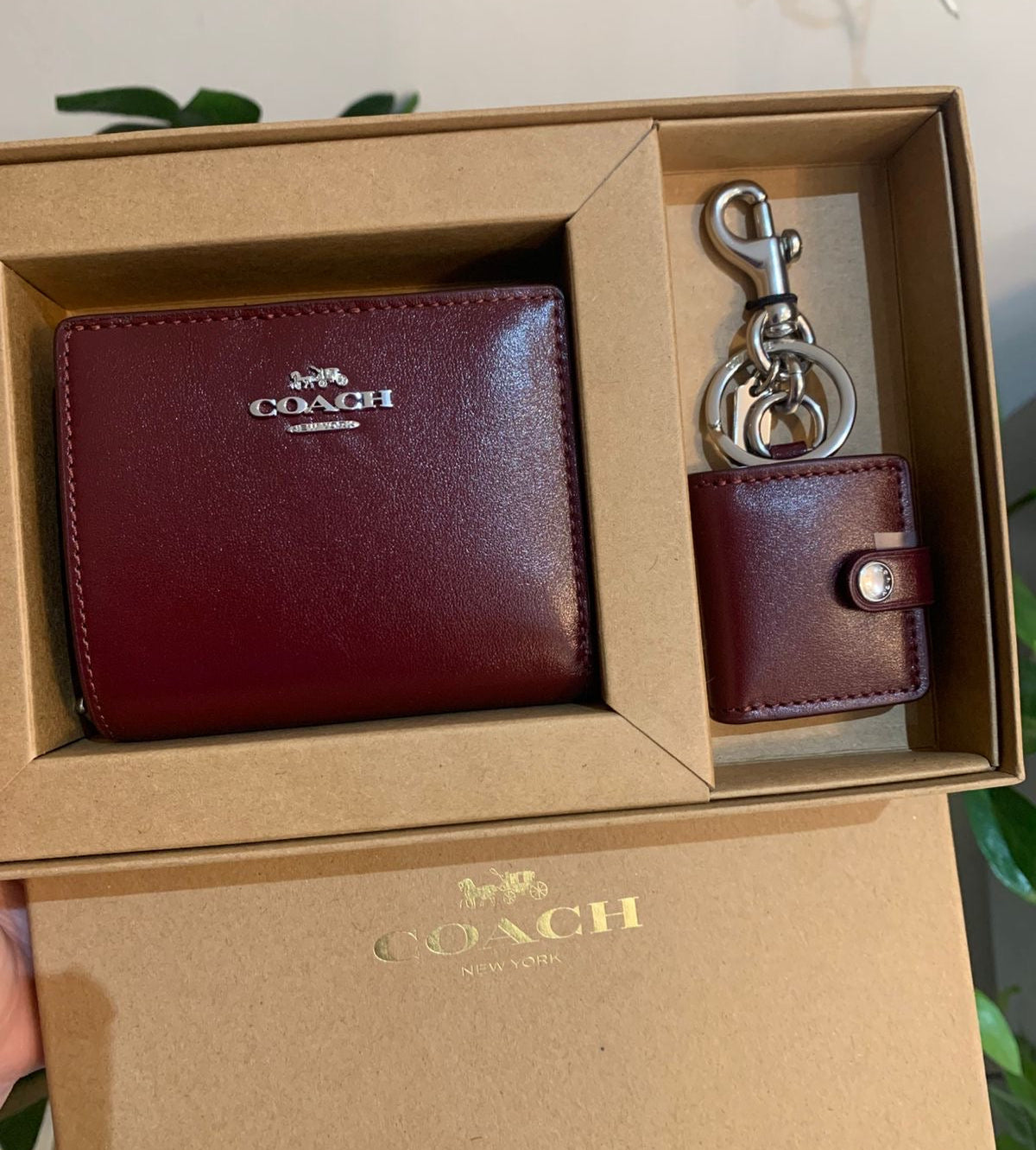Coach Boxed Snap Wallet