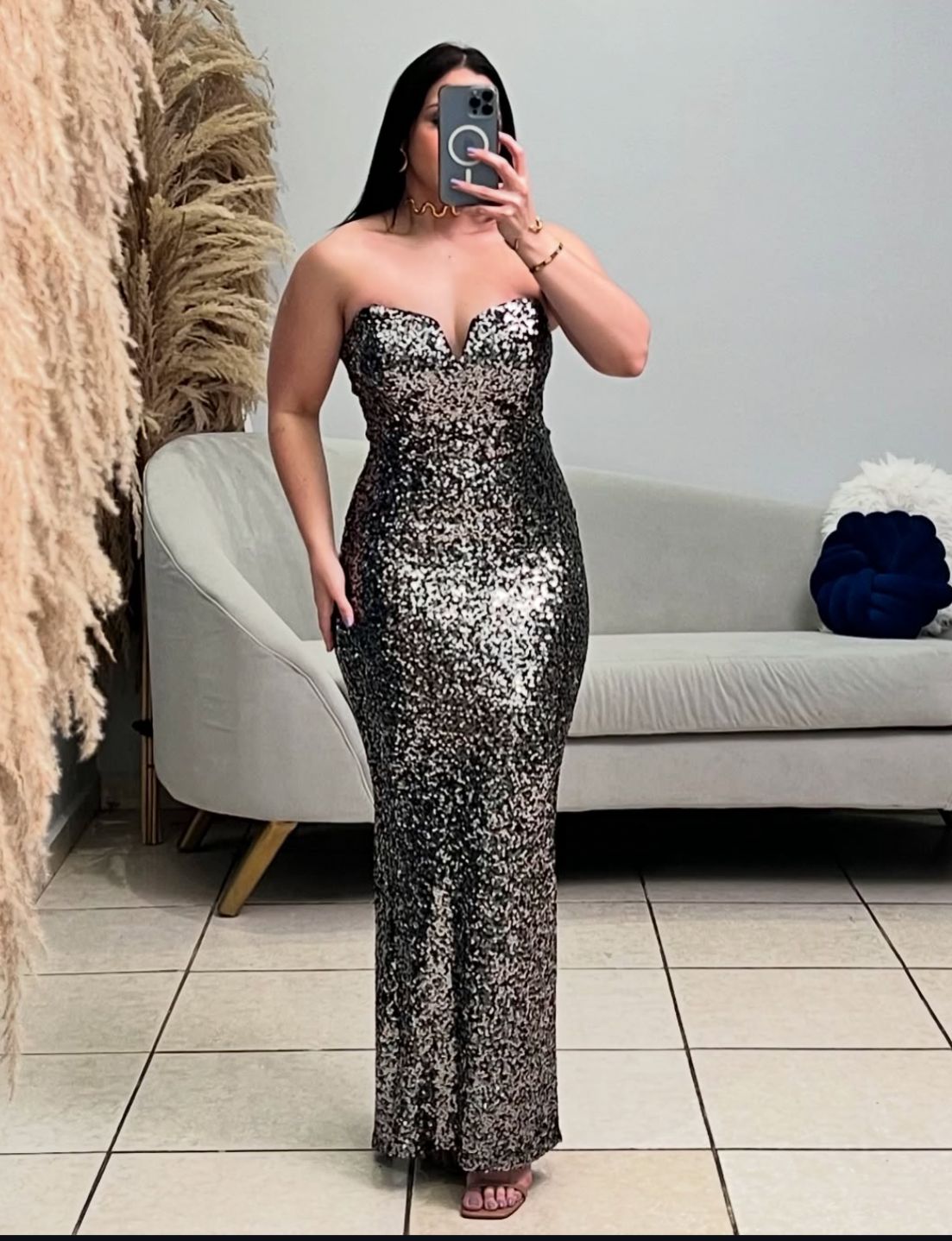 Sequin Tight Tube dress