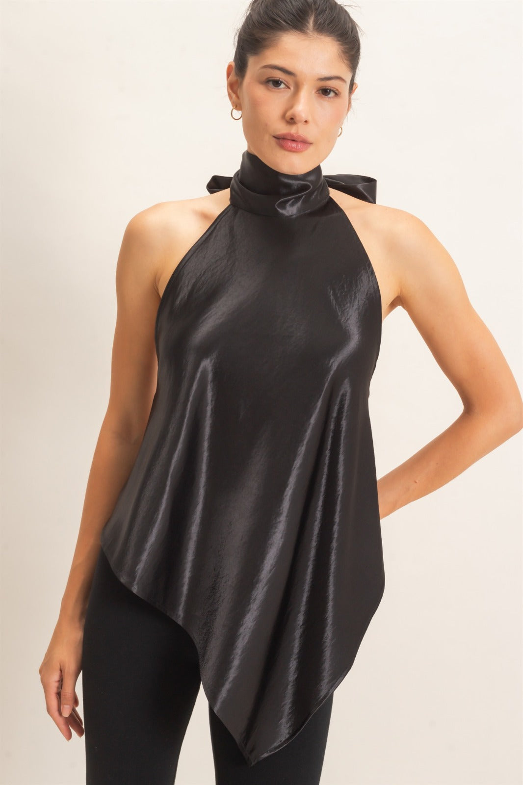 Silky Garmet Top