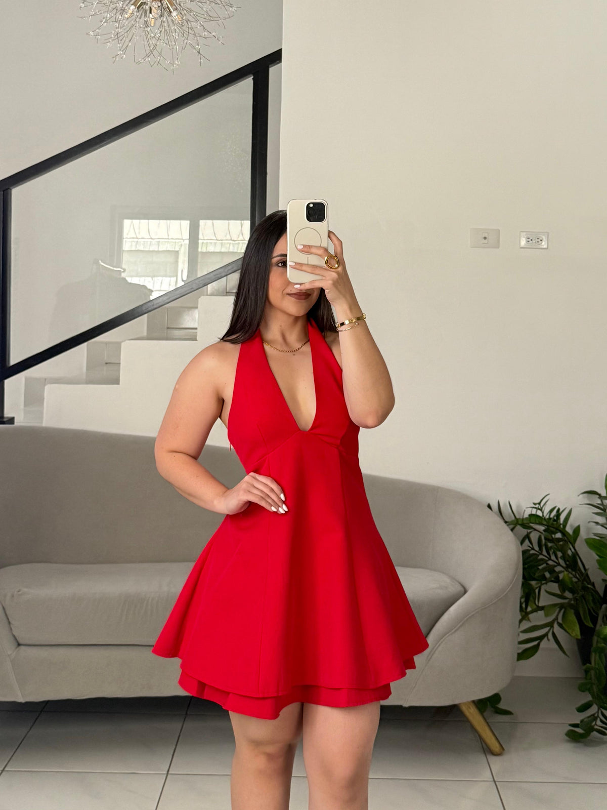 Halter Fit dress