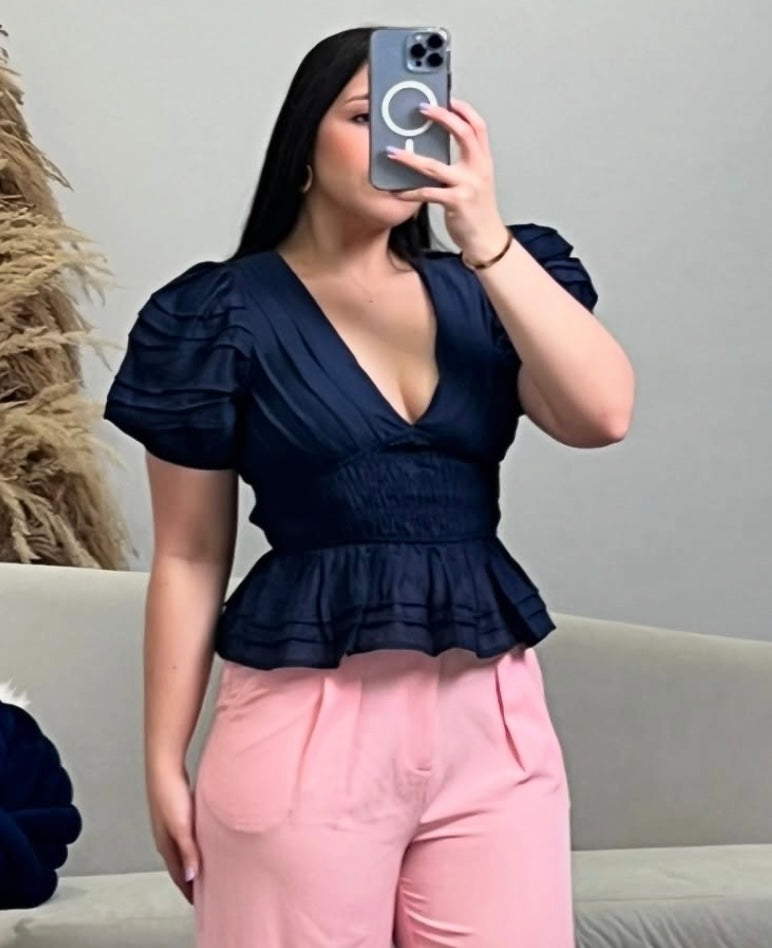 Top Bluey oscuro