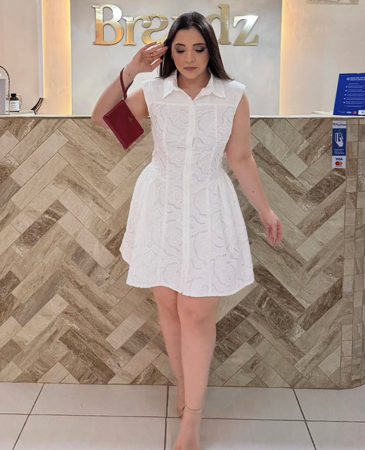 Vestido Classy Embroided