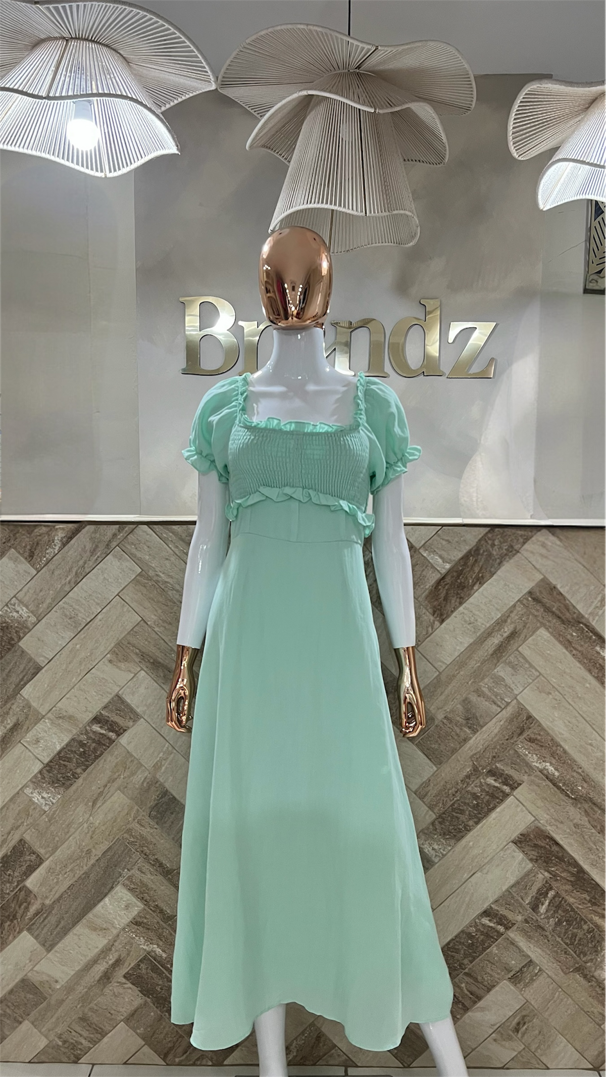 Mint Bust Dress