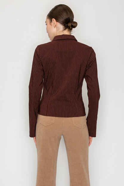Camisa Rayas Larga
