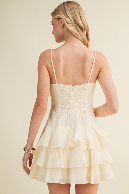 Butter Ruffle Dress