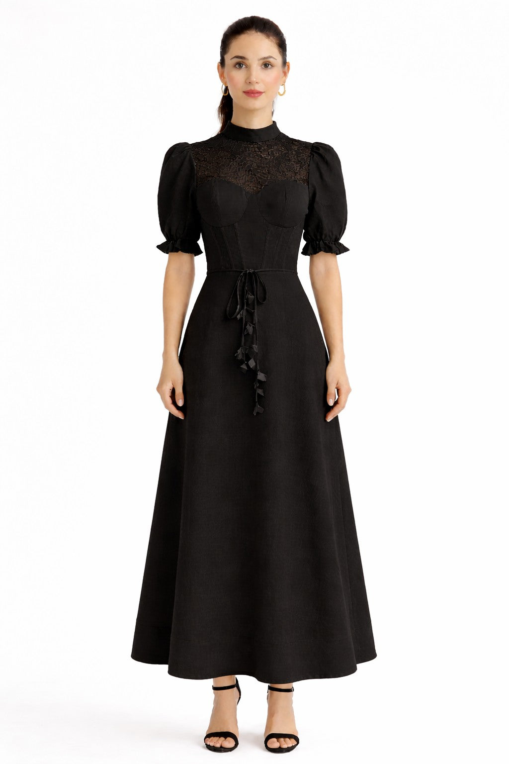Yoke Lace Dress