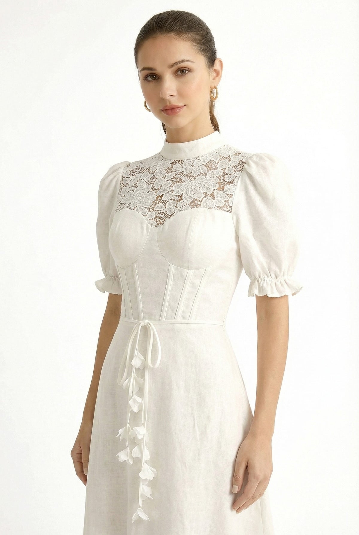 Yoke Lace Dress