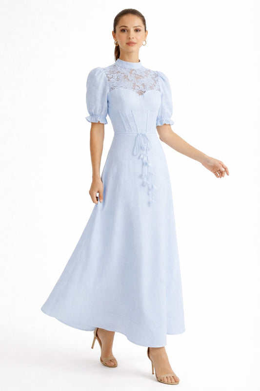 Yoke Lace Dress