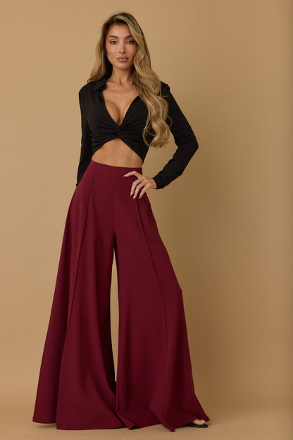Wide press pant