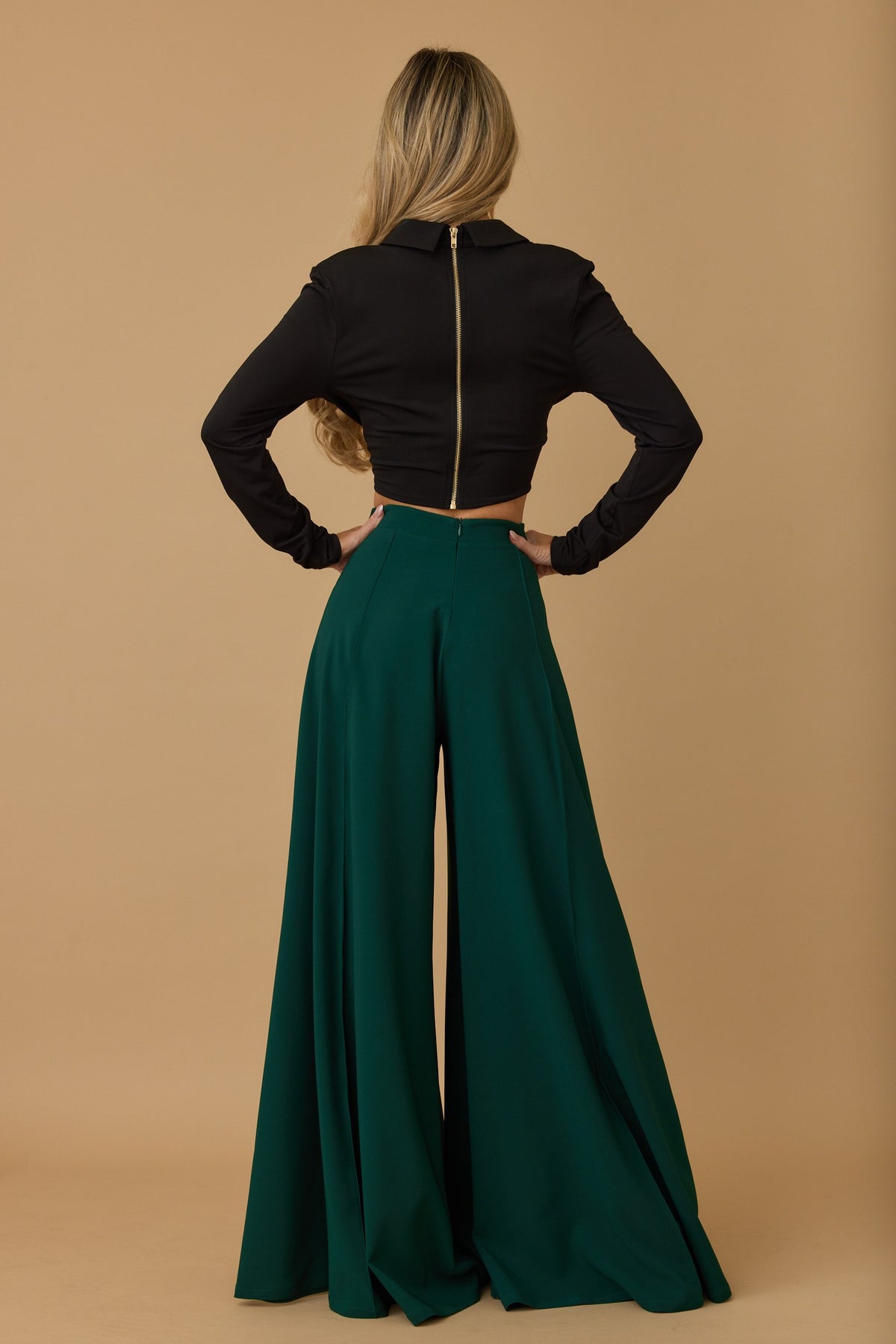 Wide press pant
