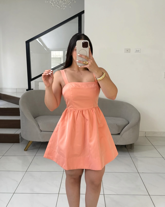 Peach Dress