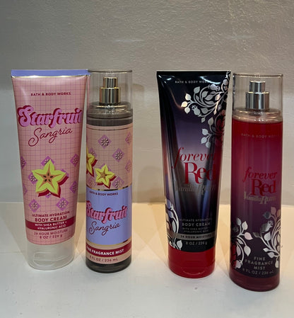 Bath and Body splash/Cremas
