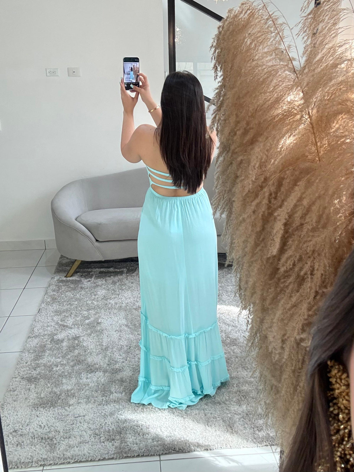Vestido Aquea Tiered