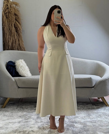 Vestido Twisted Back