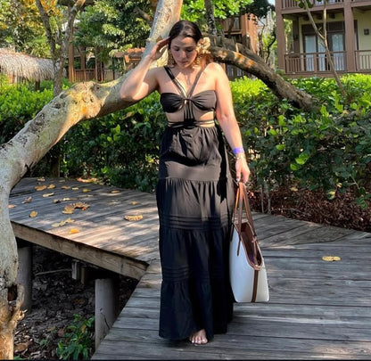 Vestido escote superior