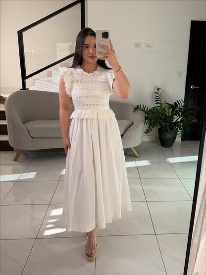 Knit Ruffle Dress
