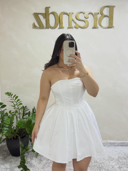 Corset White dress