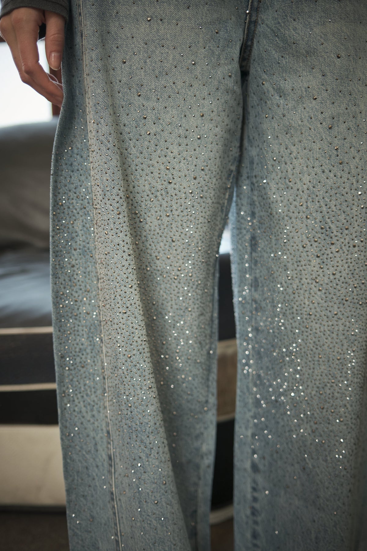 Sparkle Barrel Denim