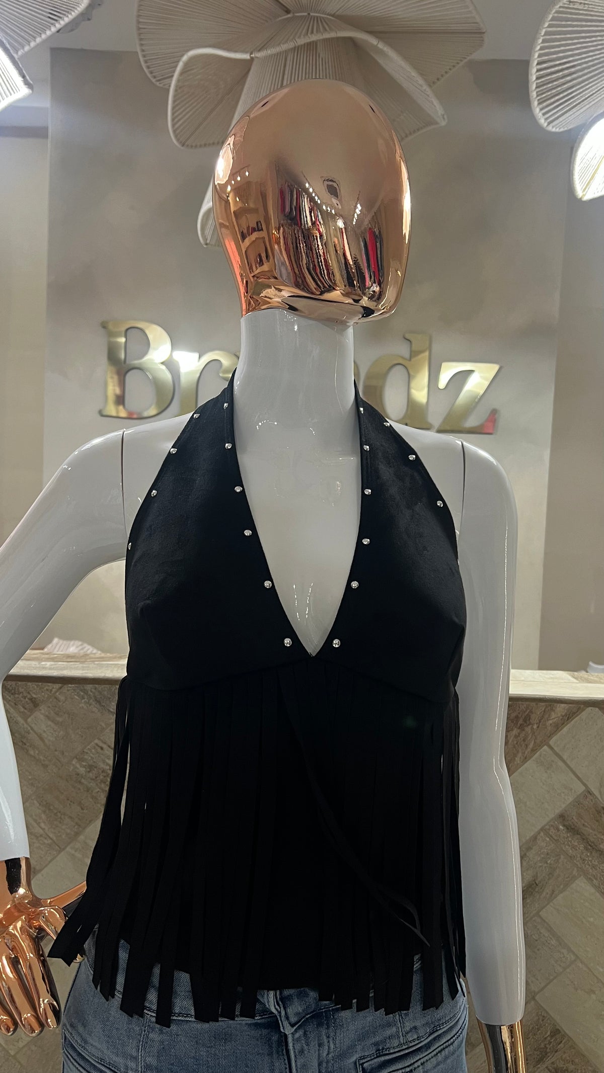 Fringe Metal Top