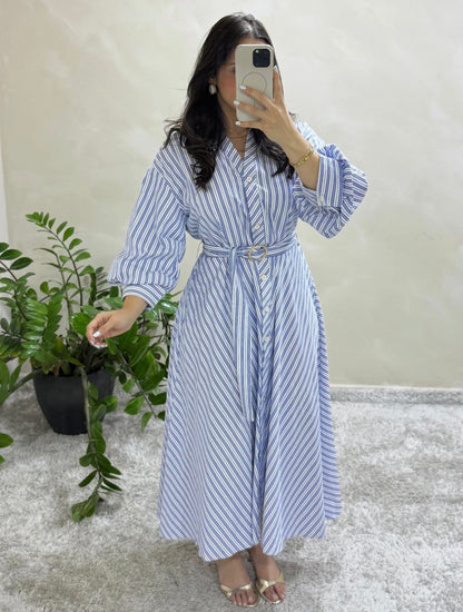 Sky Stripe Dress