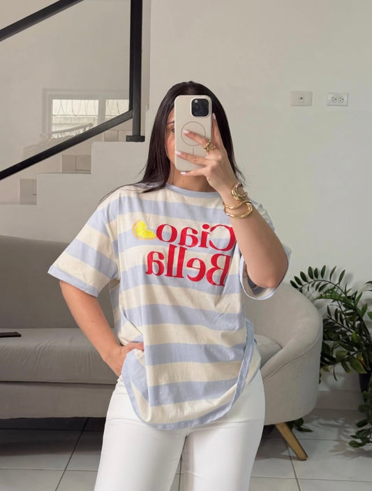 Plus Stripe Top