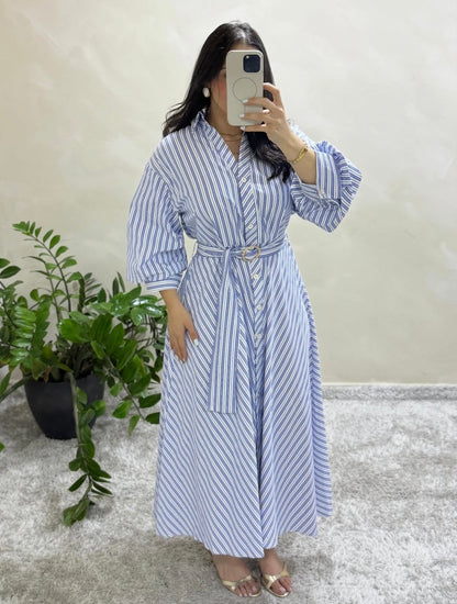Sky Stripe Dress