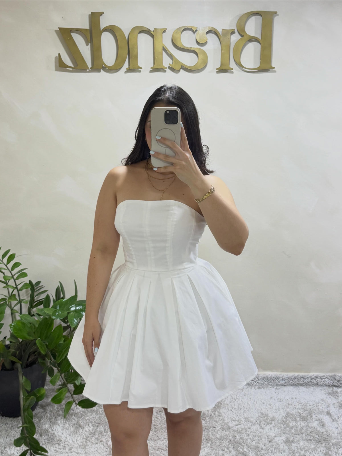 Corset White dress