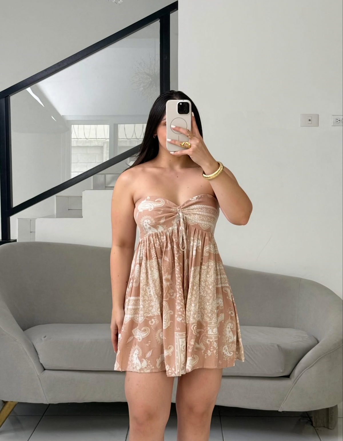 Tie Pink romper