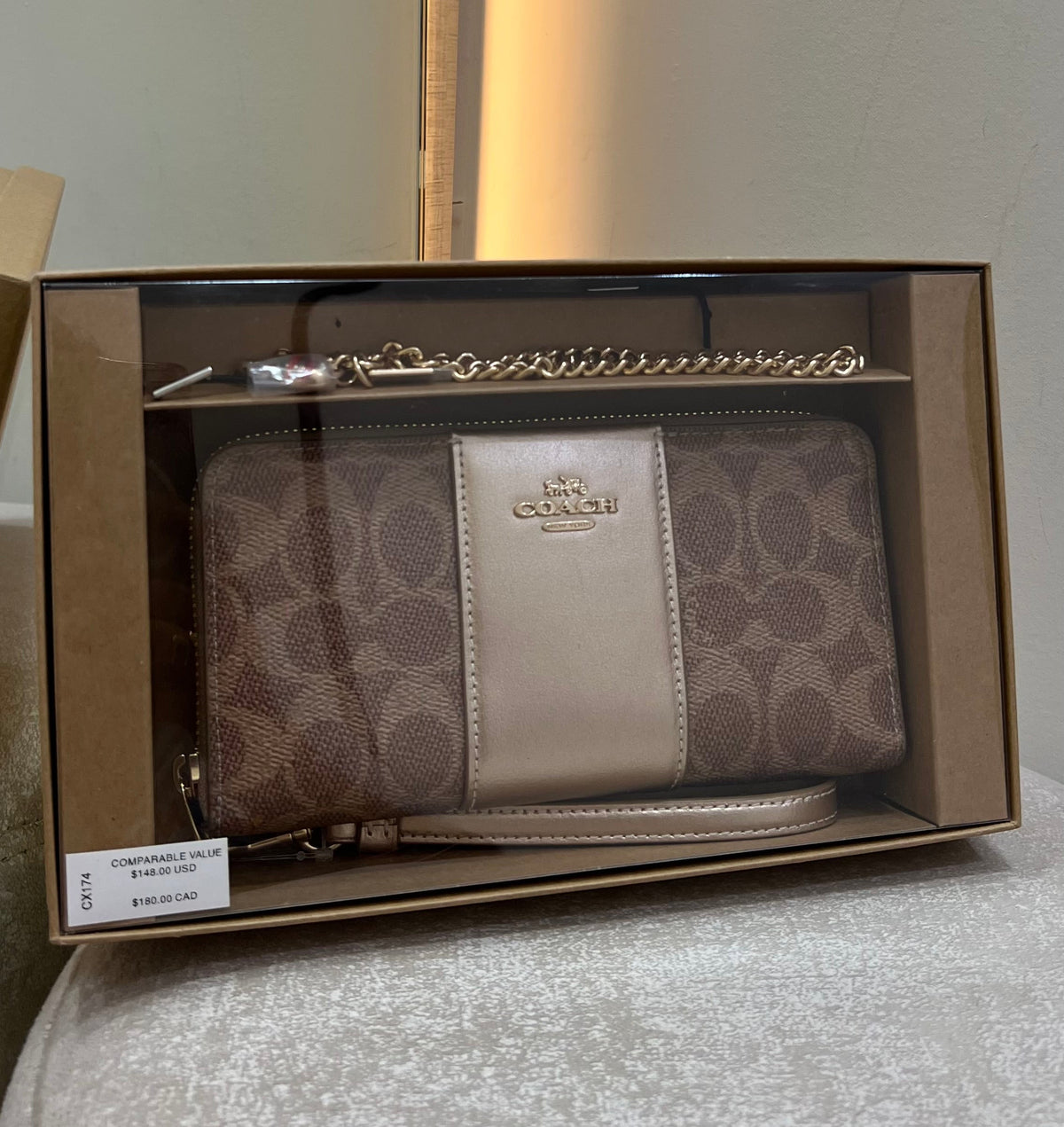 Coach Boxed Long Zip