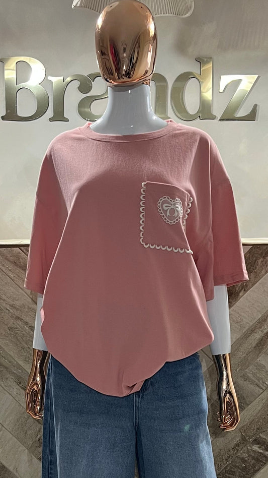 Camiseta Heart bow