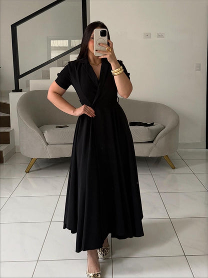 Vestido Maxi mangas