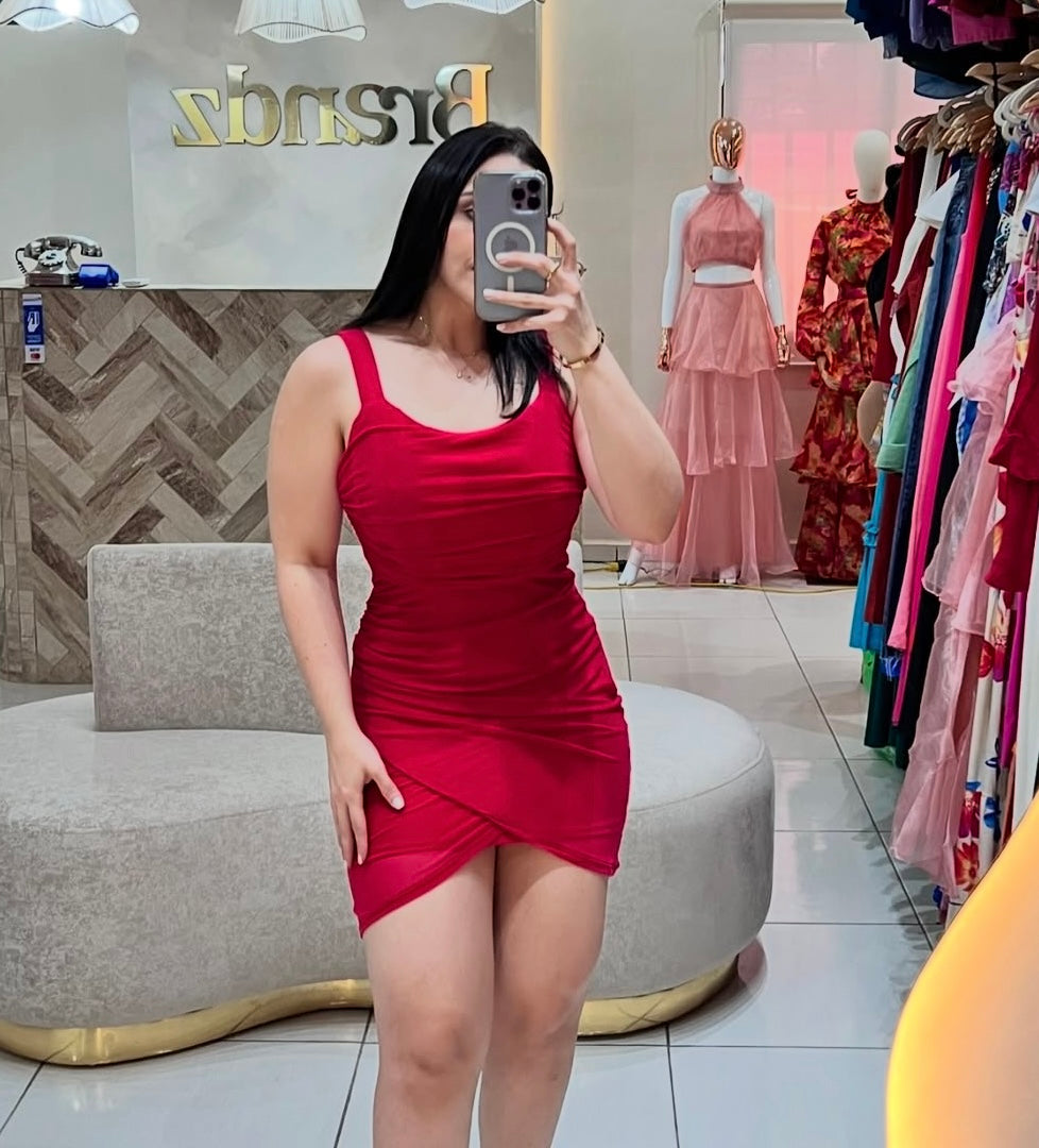 Vestido Corto Mesh