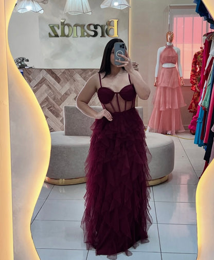 Vestido Clear corset