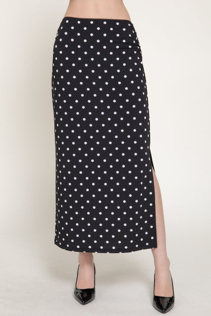 Dot print Skirt