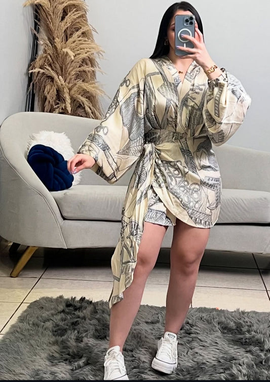 Dress Wrap satin