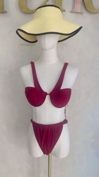 Wine Swimwear