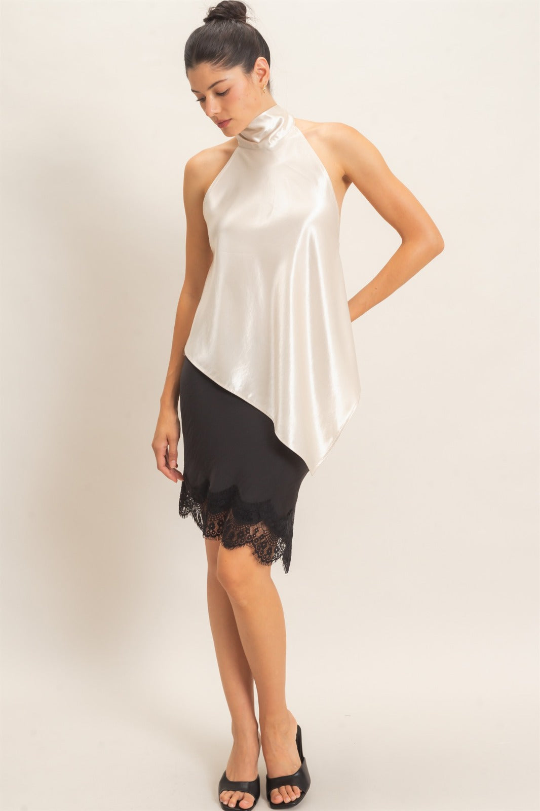 Silky Garmet Top