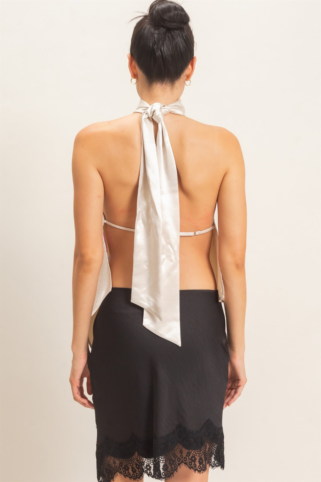 Silky Garmet Top