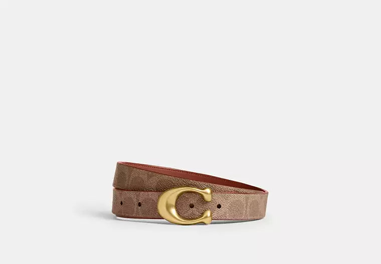 Coach Sculpted C Buckle Reversible