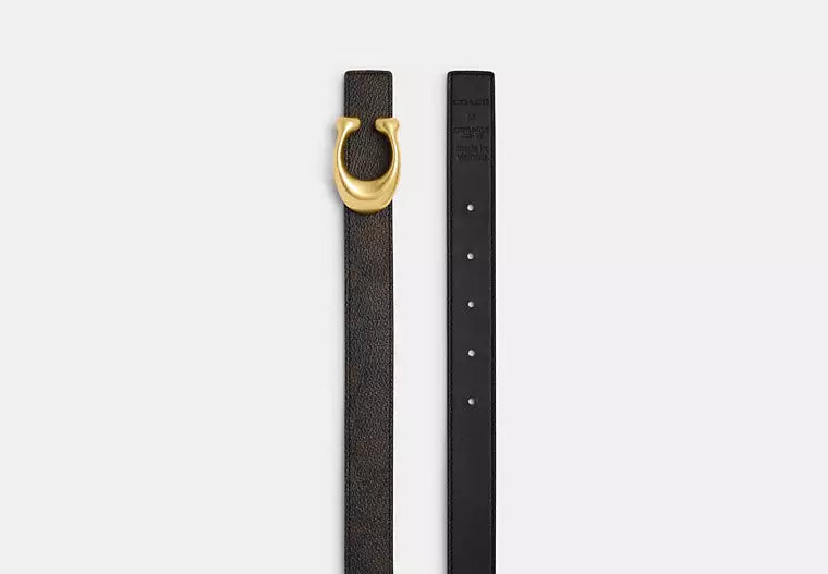 Coach Sculpted C Buckle Reversible