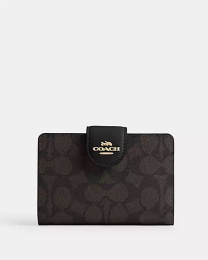 Coach medium corner zip wallet